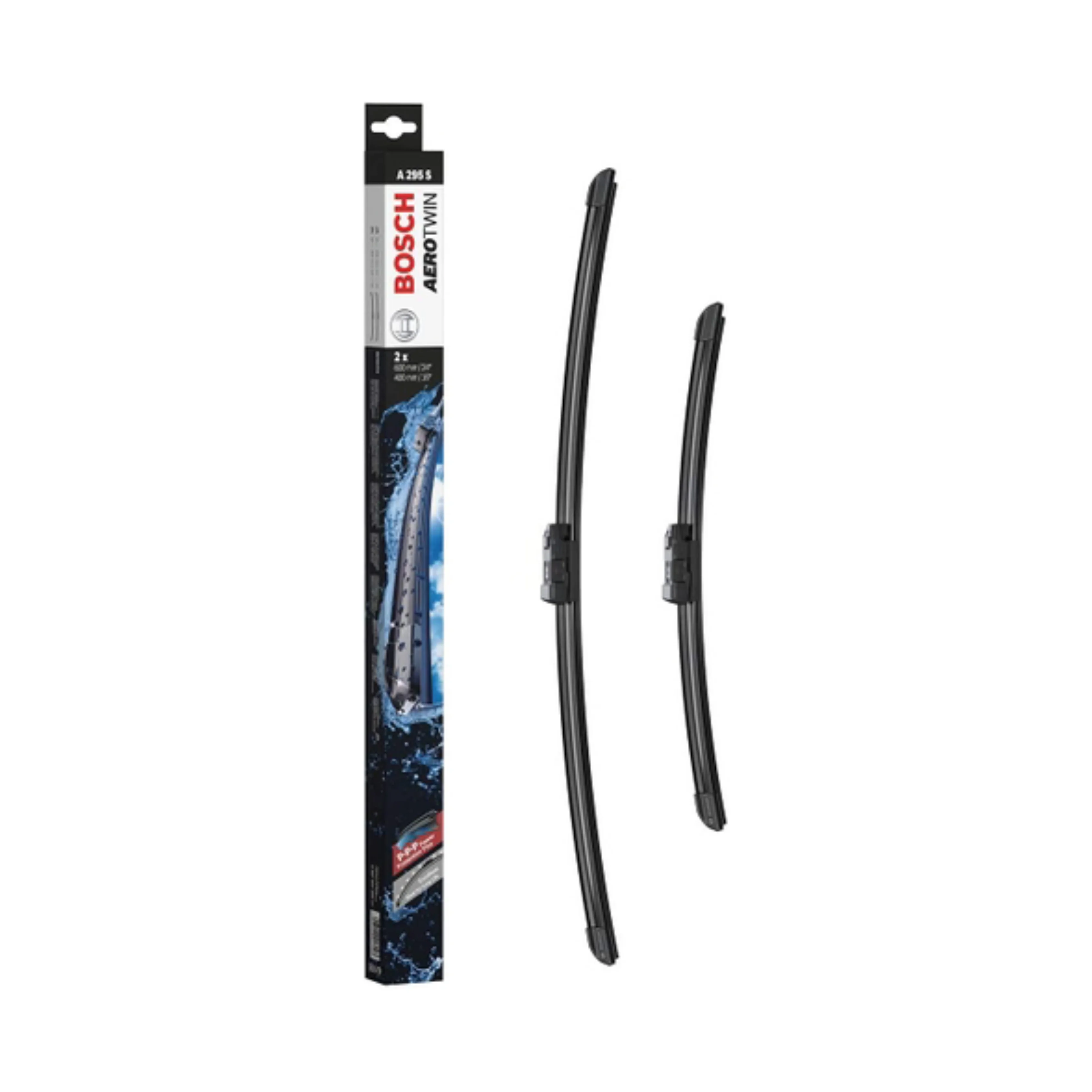 Bộ 2 chiếc Gạt Mưa khung mềm Bosch Aerotwin Euro 24" x 16"