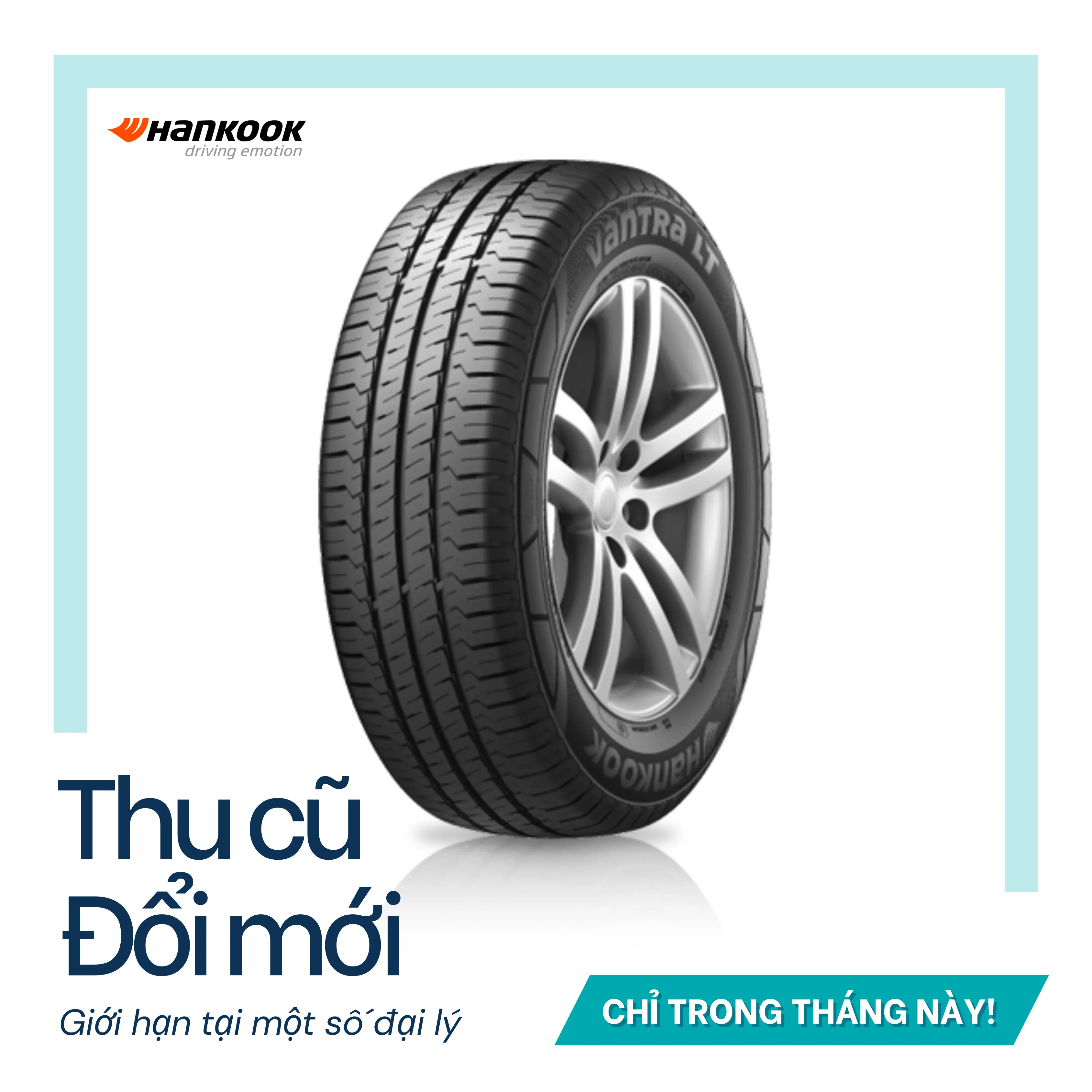 Lốp Hankook 215/70R16C Vantra LT RA18 | Indonesia