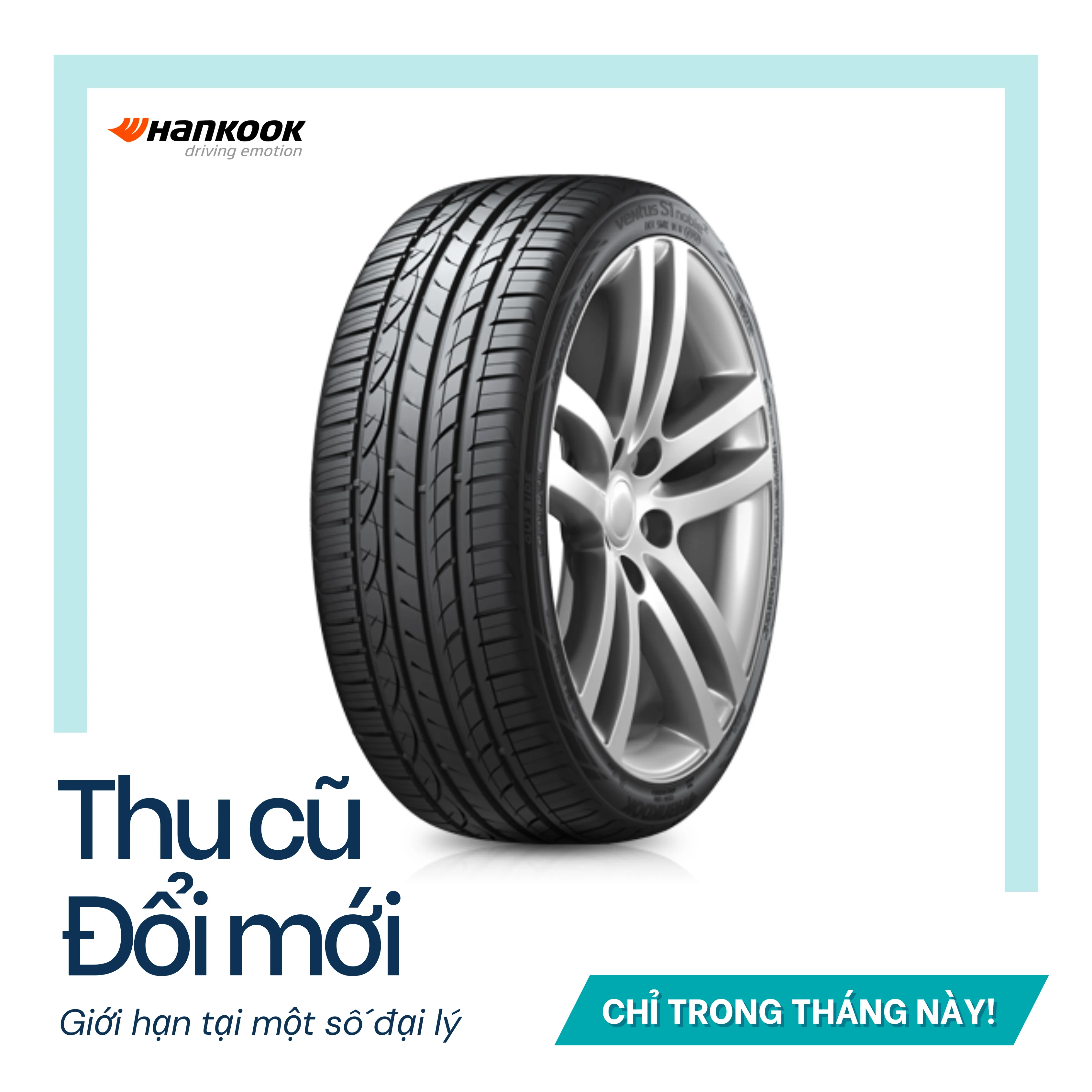 Lốp Hankook 255/50R20 Ventus S1 noble2 H452 | 4pr | Hàn Quốc