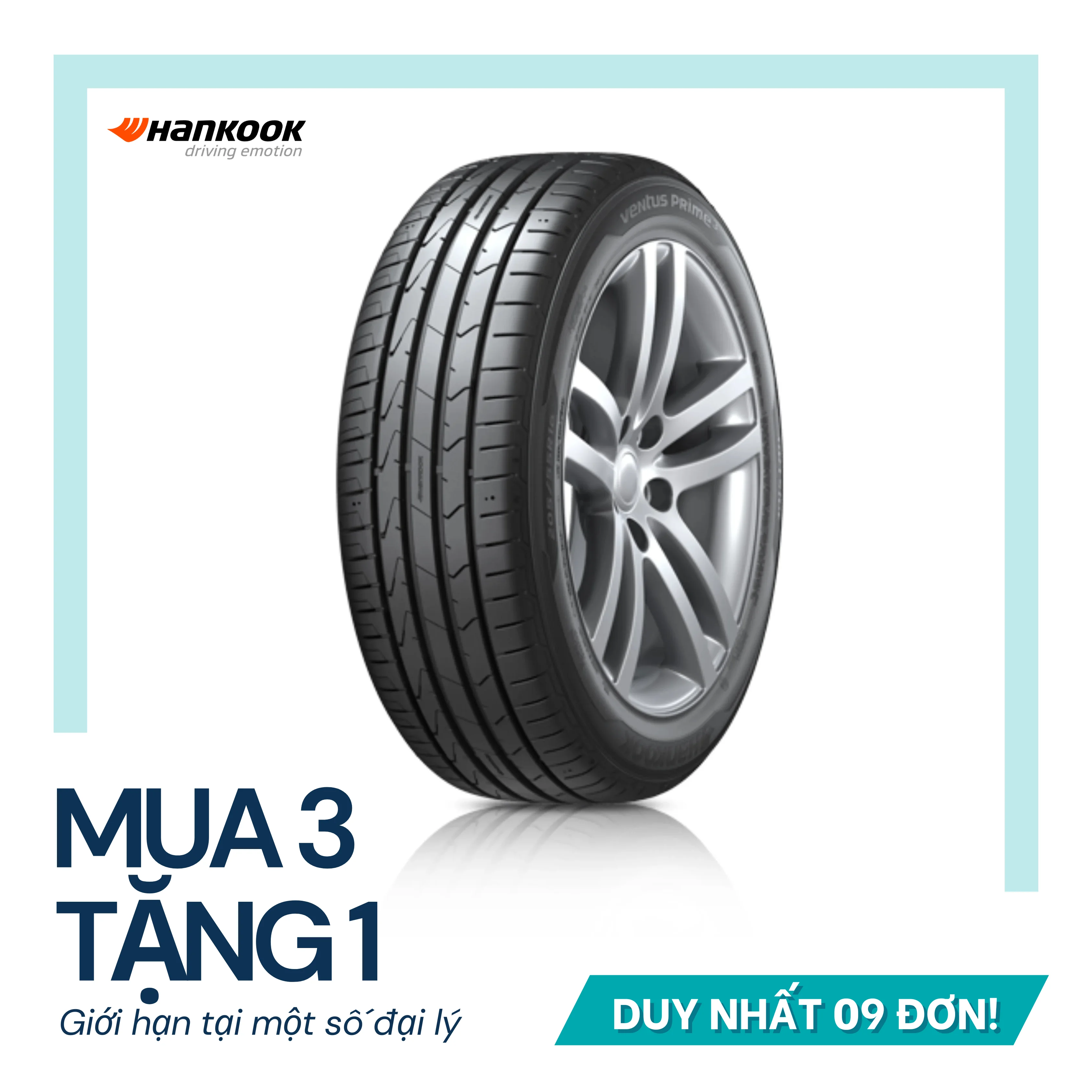 Lốp Hankook 225/45R18 Ventus Prime3 K125 | 4pr | Indonesia