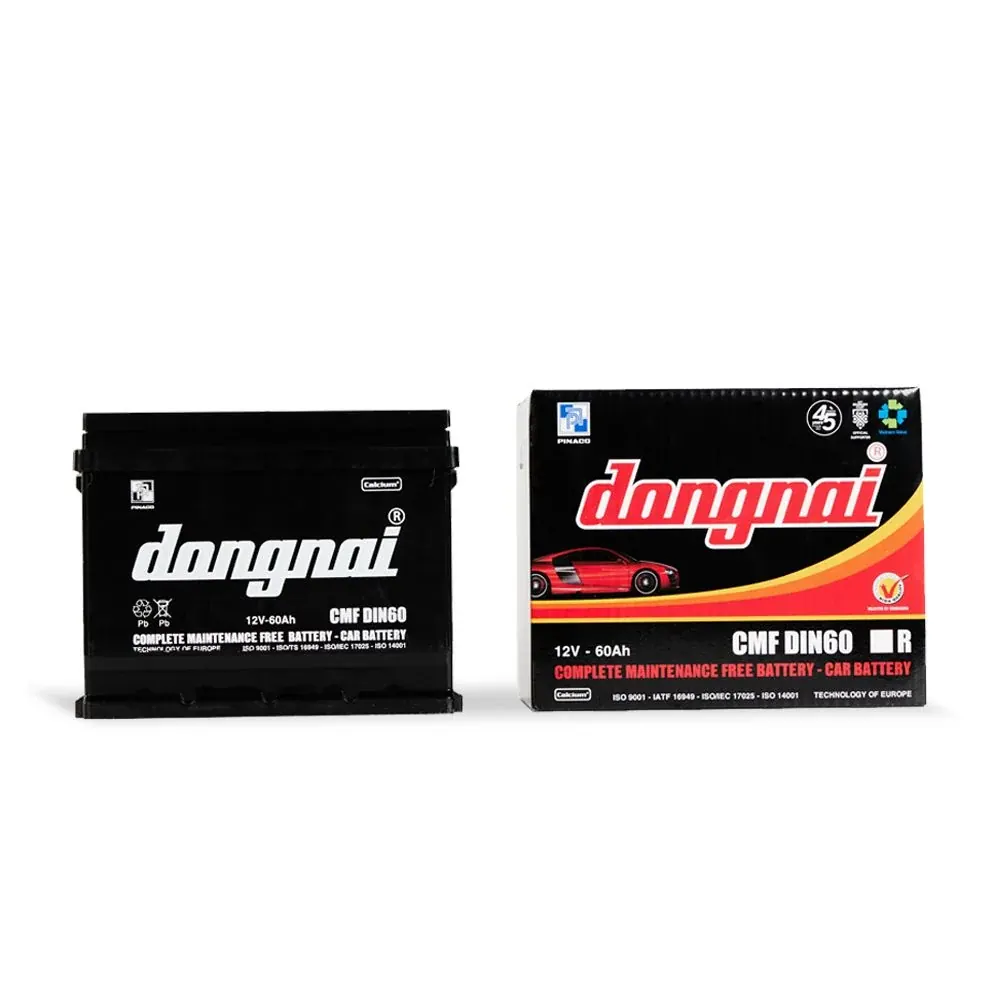Ắc quy Đồng Nai CMF DIN60 | 12V | 60Ah
