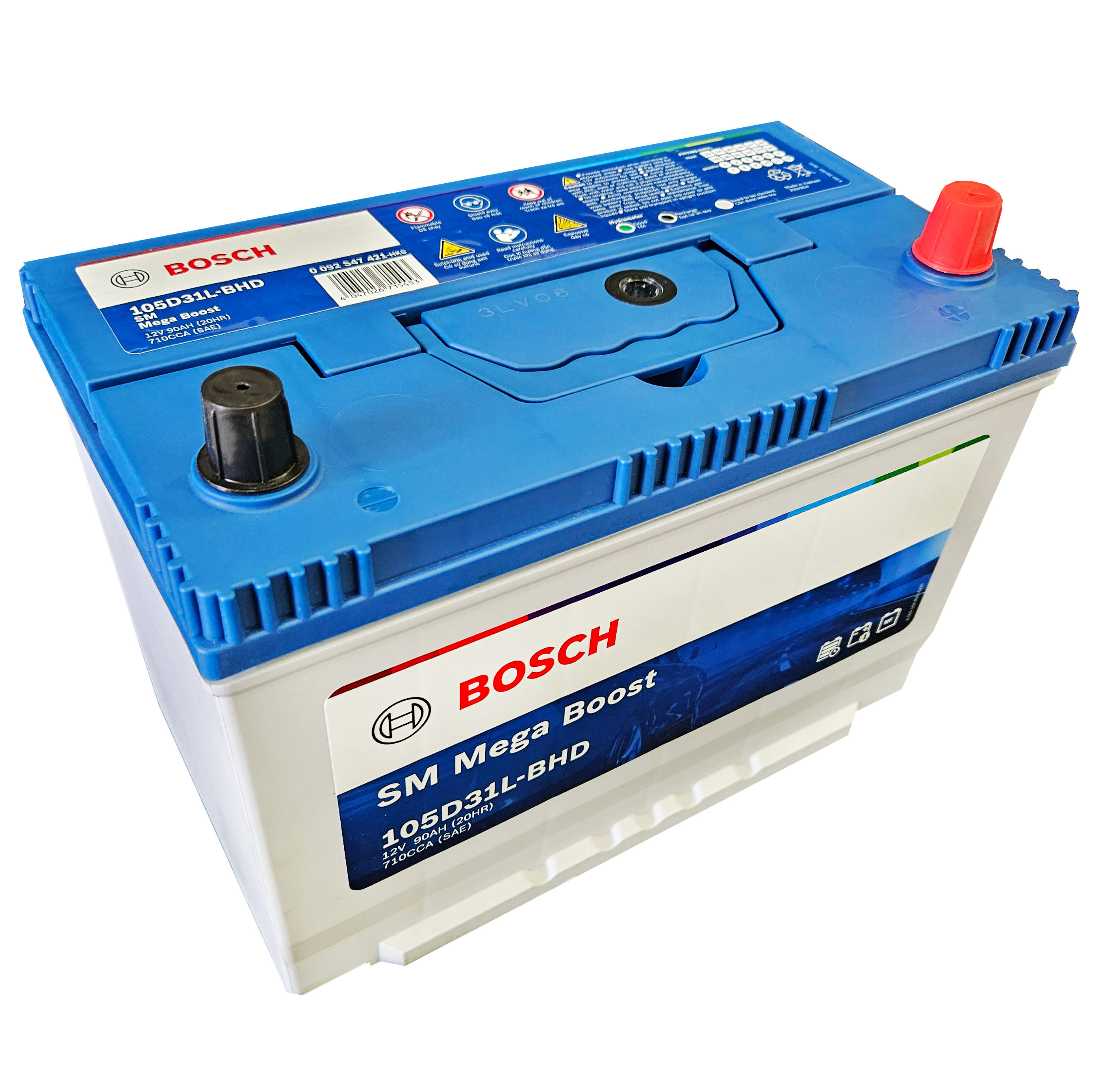Ắc quy Bosch 105D31L | 12V | 90Ah