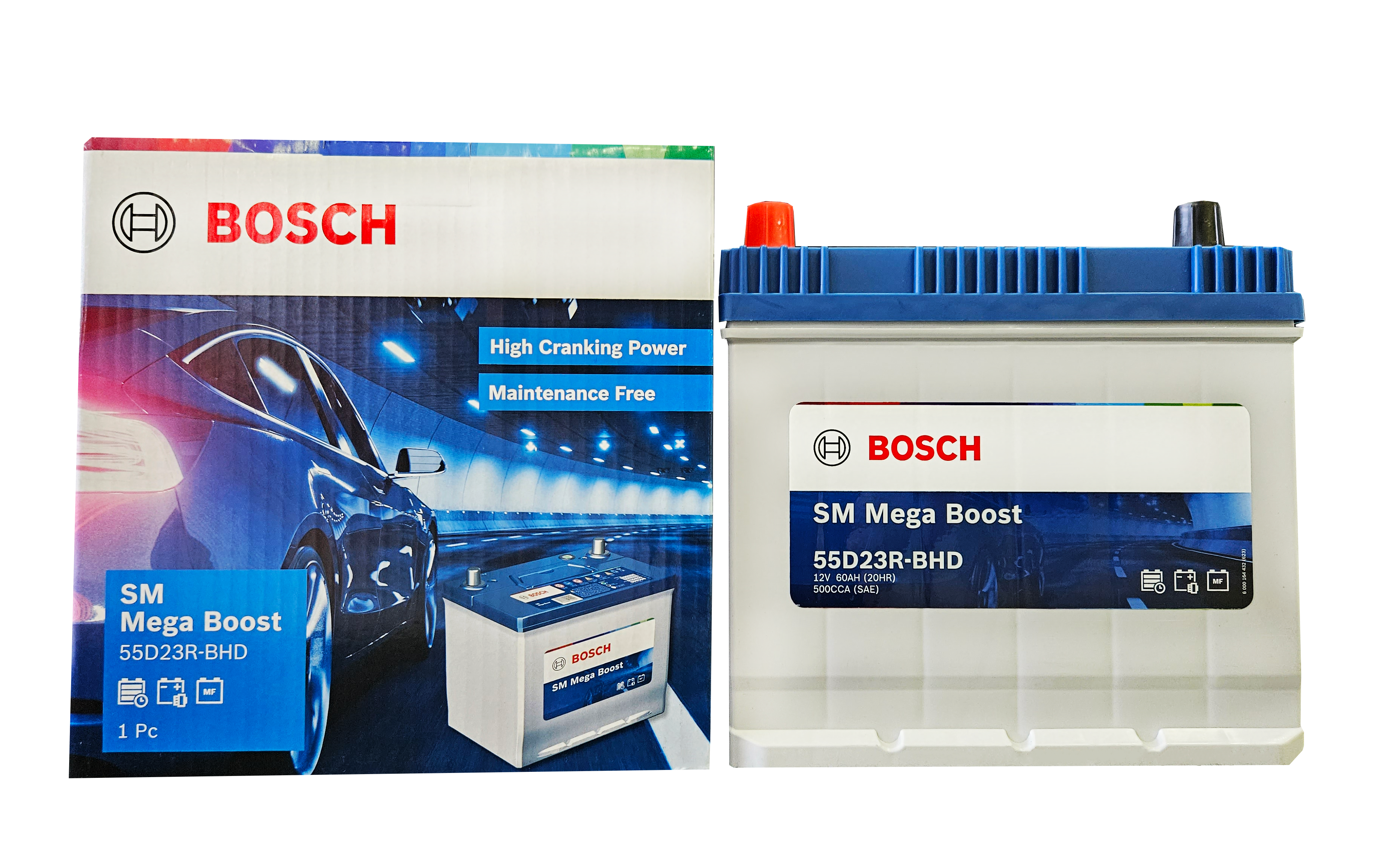 Ắc quy Bosch 55D23R | 12V | 60Ah
