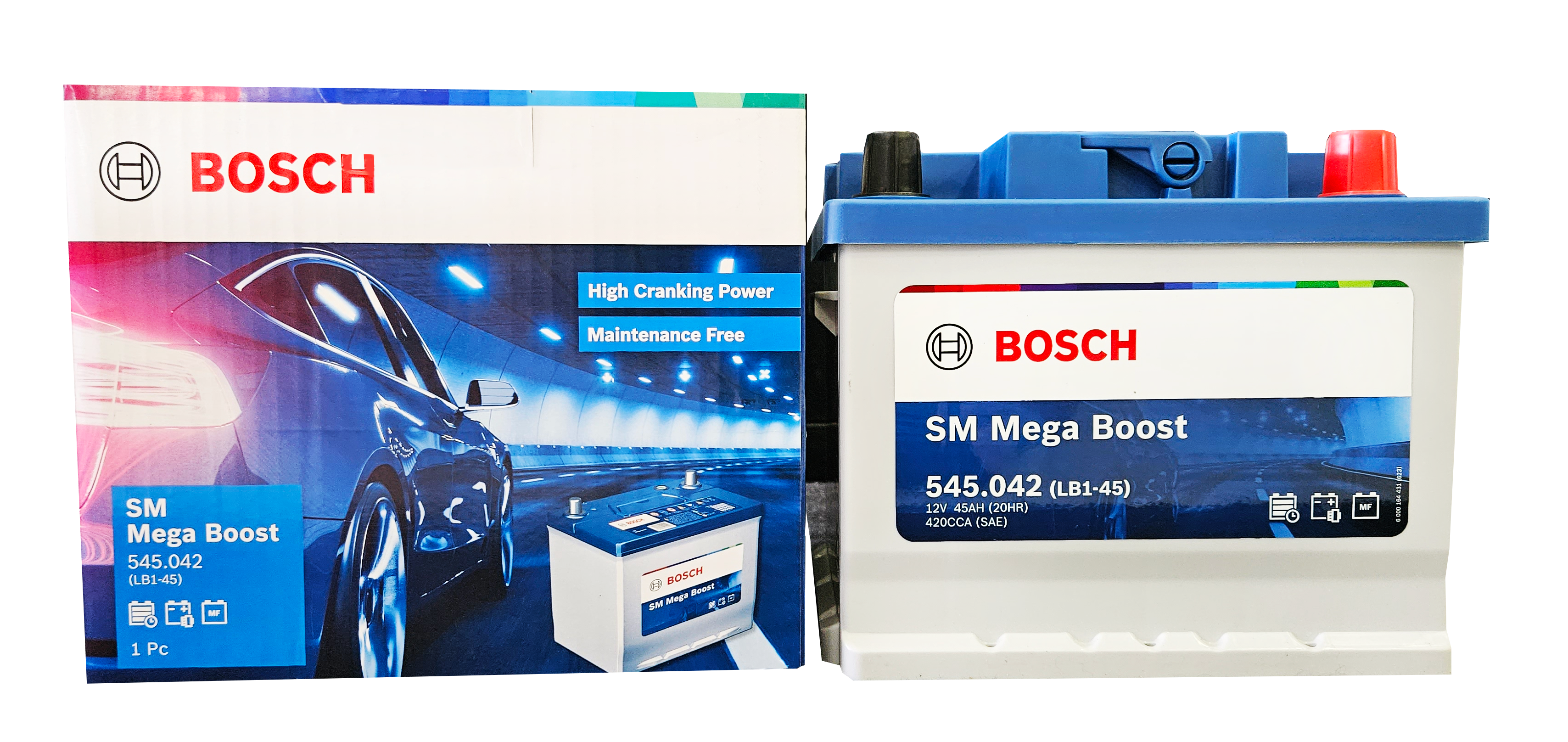 Ắc quy Bosch DIN454.042 | 12V | 45Ah