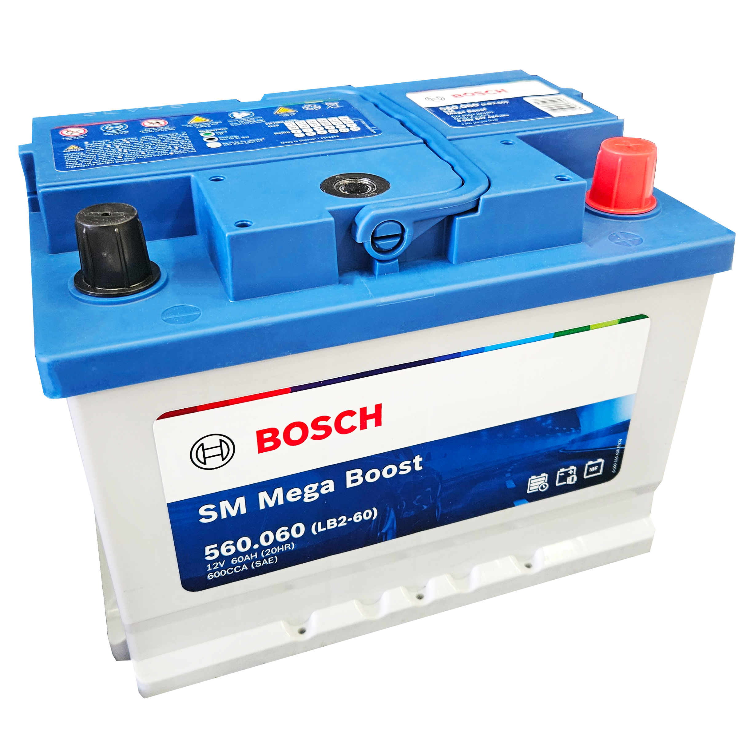 Ắc quy Bosch DIN560.060 | 12V | 60Ah