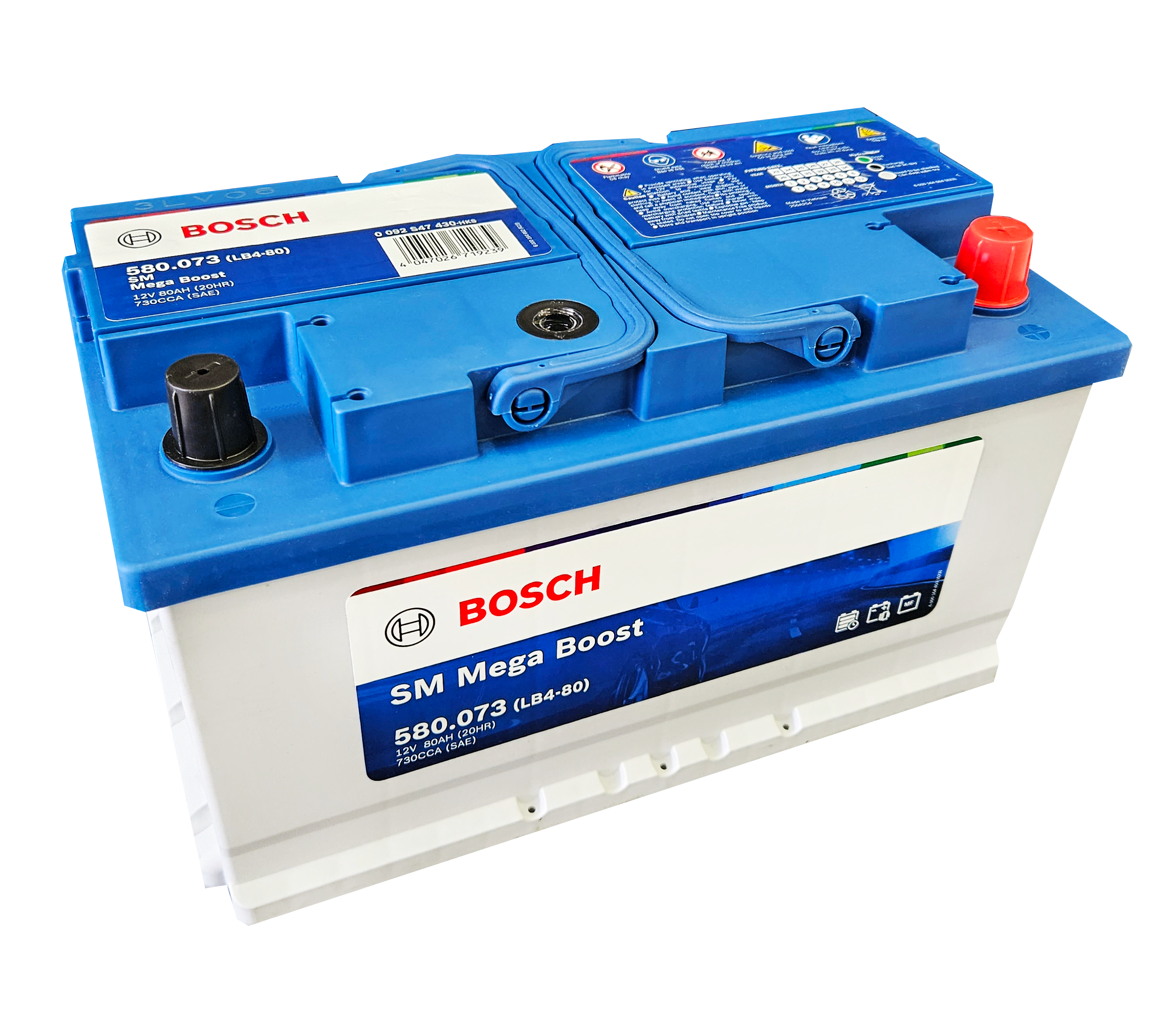 Ắc quy Bosch DIN580.073 | 12V | 80Ah