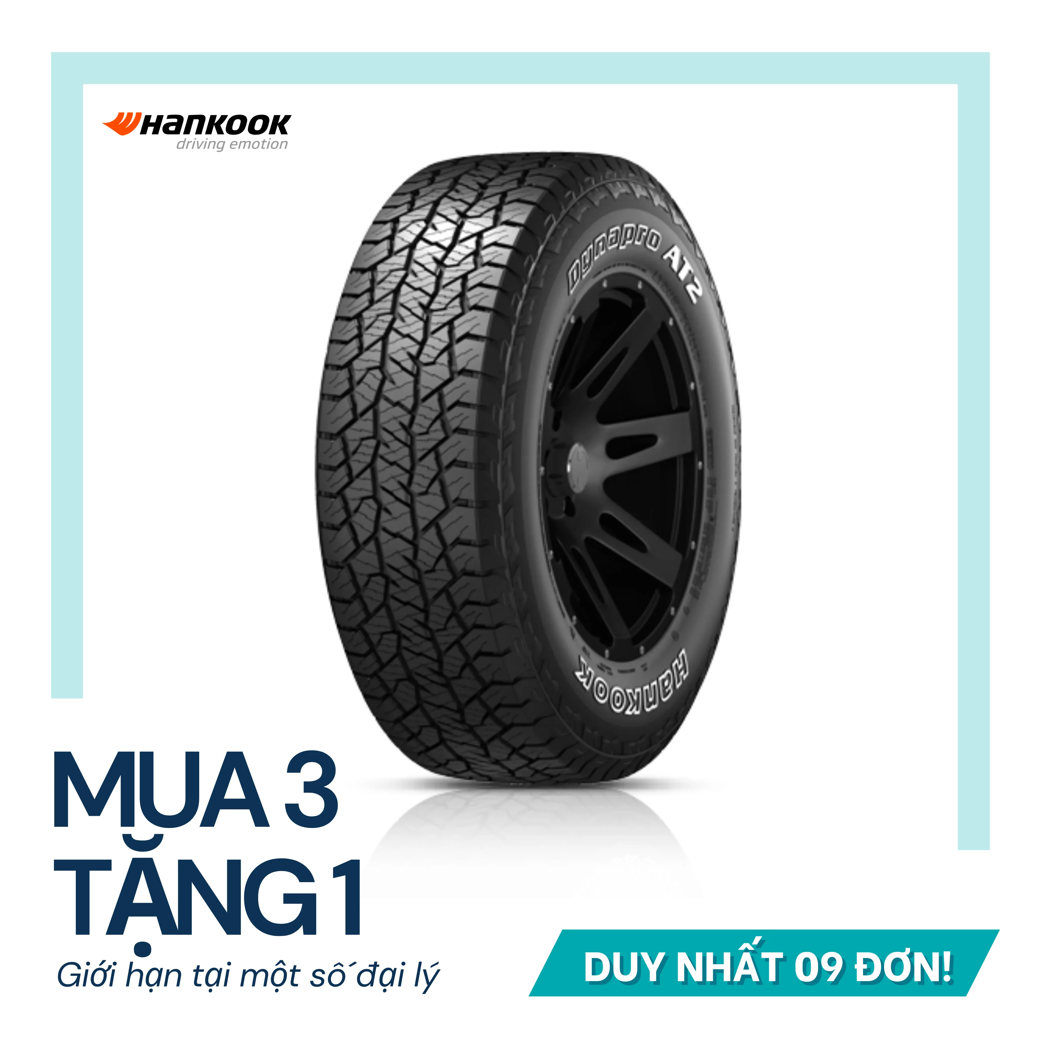 Lốp Hankook 265/60r18 Dynapro AT2 RF11 | 4pr | Indonesia