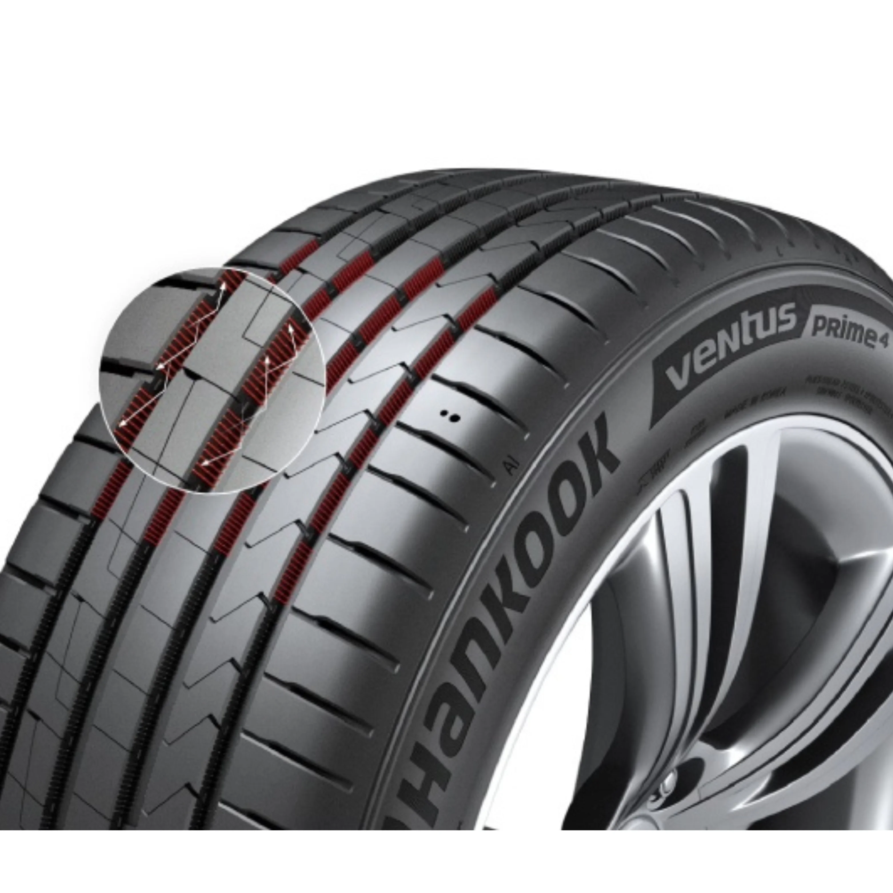 Lốp Hankook 235/50R18 Ventus Prime4 K135A | 4PR | Indonesia