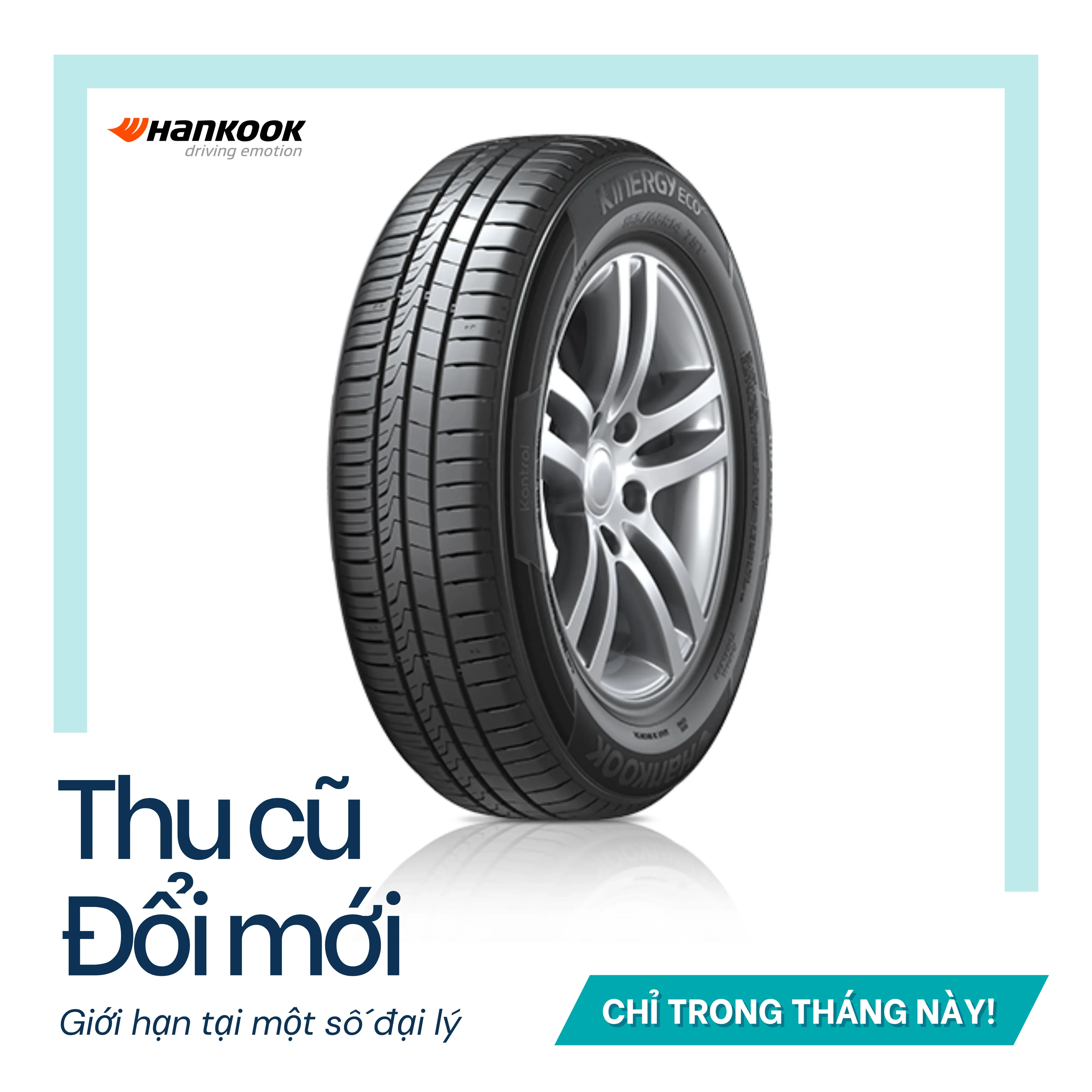 Lốp Hankook 195/60R16 Kinergy eco2 K435 | 4pr | Indonesia