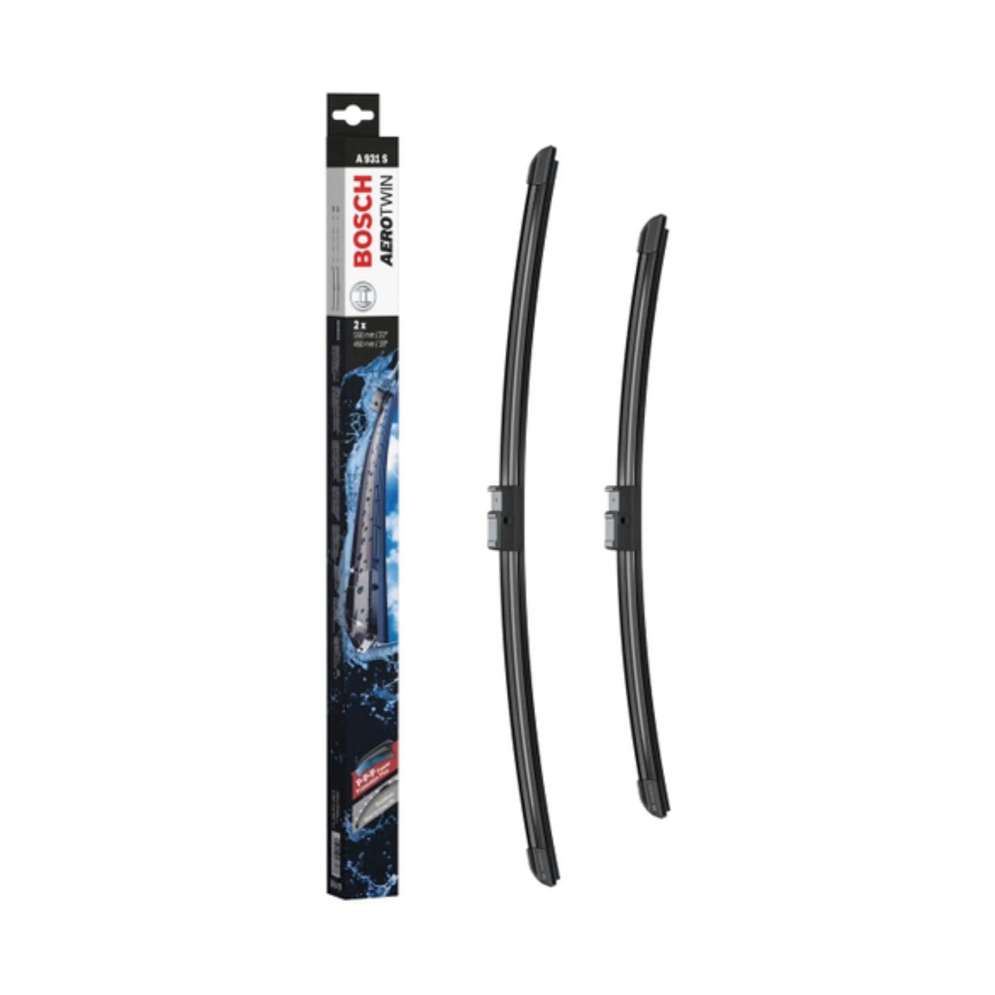 Bộ 2 chiếc Gạt Mưa khung mềm Bosch Aerotwin Euro 22" x 18"